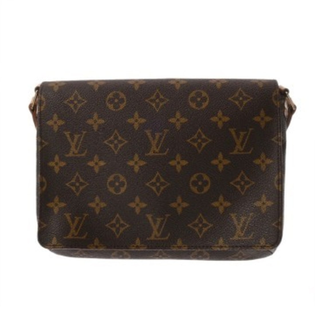 LOUIS VUITTON Louis Vuitton Monogram Musette Tango Short Brown M51257 Women's Canvas Shoulder Bag B: --- Catalog ---Category: SizeSize (HxWxD): 20cm x 27cm x 6cm / 7.87'' x 10.62'' x 2.36''Strap Length: 74cm / 29.13''Category: DesignType: Shoulder bagColor: BrownGender: WomenClosure: MagnetMaterial: 