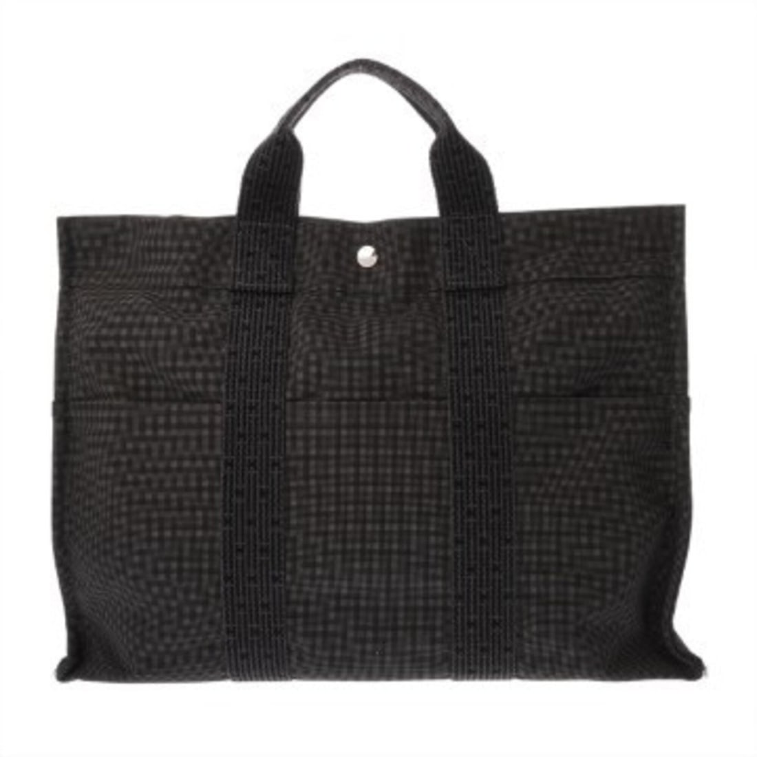 HERMES Hermes Herline MM Grey Canvas Tote Bag for Men and Women, AB Rank, Used, Ginzo: --- Catalog ---Category: SizeSize (HxWxD): 32.5cm x 43cm x 10cm / 12.79'' x 16.92'' x 3.93''Category: DesignType: Tote bagColor: GrayGender: Men,WomenClosure: ZipperMaterial: Canvas Hardware Color: Si