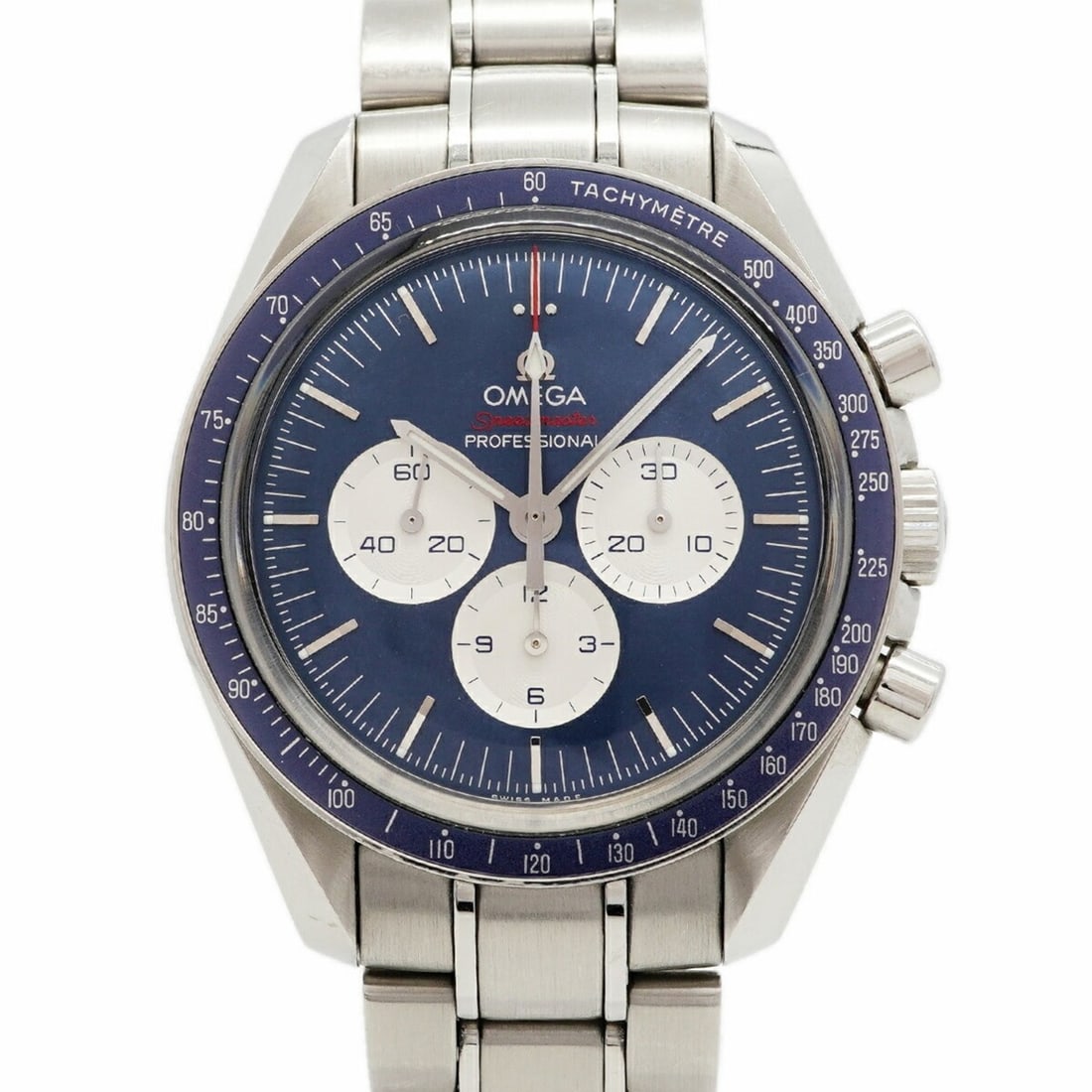 Omega Speedmaster Tokyo 2020 Olympics Limited Edition (2020 pieces) 522.30.42.30.03.001 Blue Dial: --- Catalog ---Category: SizeWrist Size: 18.5cm / 7.28''Case Diameter: 41.8mm / 1.65''Category: DesignType: WristwatchGender: MenColor (Dial): BlueMaterial (Band): Stainless steelCategory: GeneralMPN: