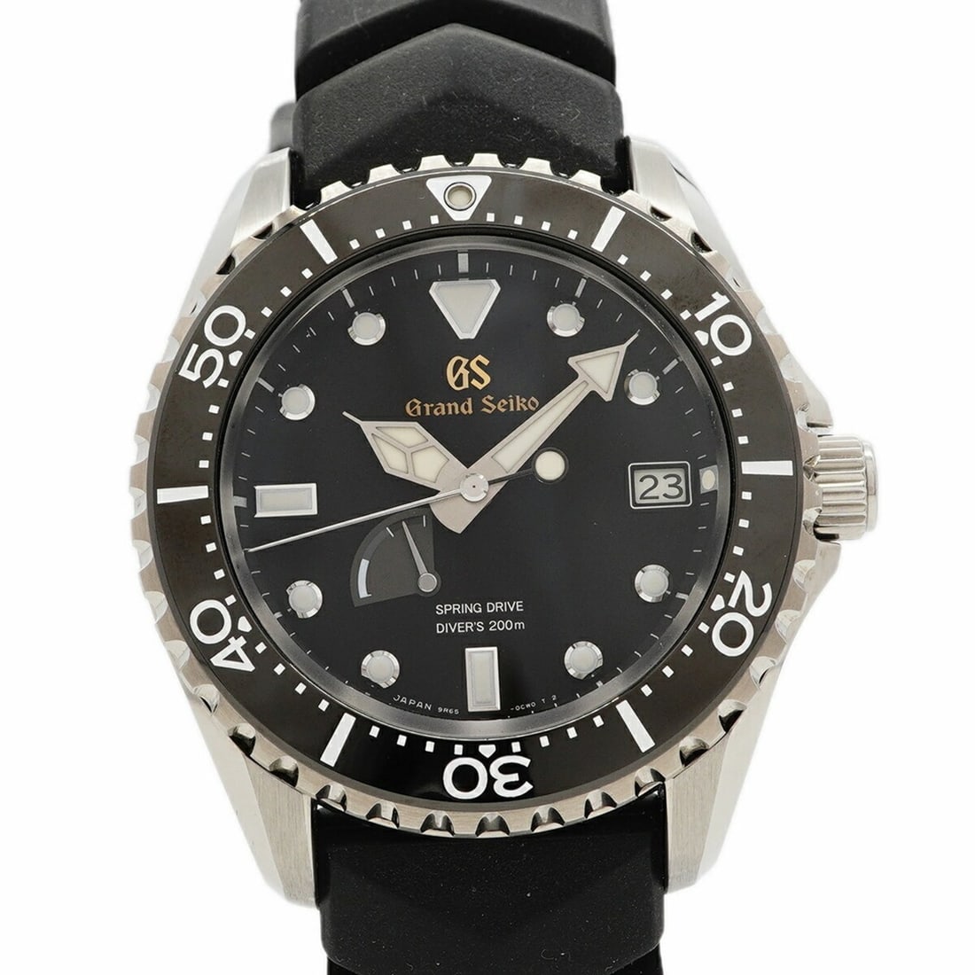 Seiko Grand Diver's Spring Drive SBGA463 9R65-0EE0 Black Dial Men's Watch (1 of 10)