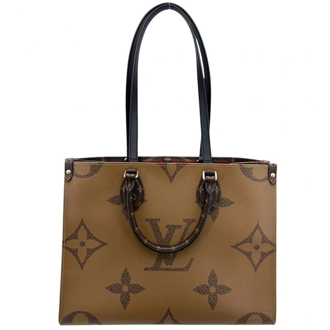 Louis Vuitton Women's OnTheGo MM Handbag Tote Bag Shoulder LOUIS VUITTON M45321 Monogram Giant: --- Catalog ---Category: SizeSize (HxWxD): 27cm x 35cm x 14cm / 10.62'' x 13.77'' x 5.51''Strap Length: 60cm / 23.62''Handle Length: 30cm / 11.81''Category: DesignType: Handbag, Tote bagColor: BrownGe