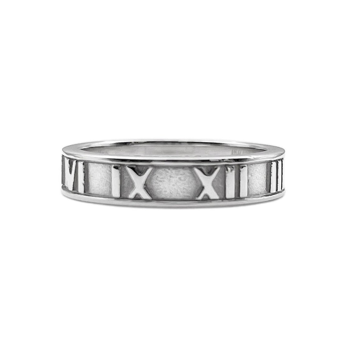 TIFFANY&Co. Tiffany Atlas Narrow Ring, SV925 7779 Silver, Women's: --- Catalog ---Category: SizeJP Size: 10US Size: 5.5Category: DesignType: Band ringColor: SilverGender: WomenMaterial: Silver 925Category: GeneralBrand: Tiffany--- Item List ---Section: ConditionRanki