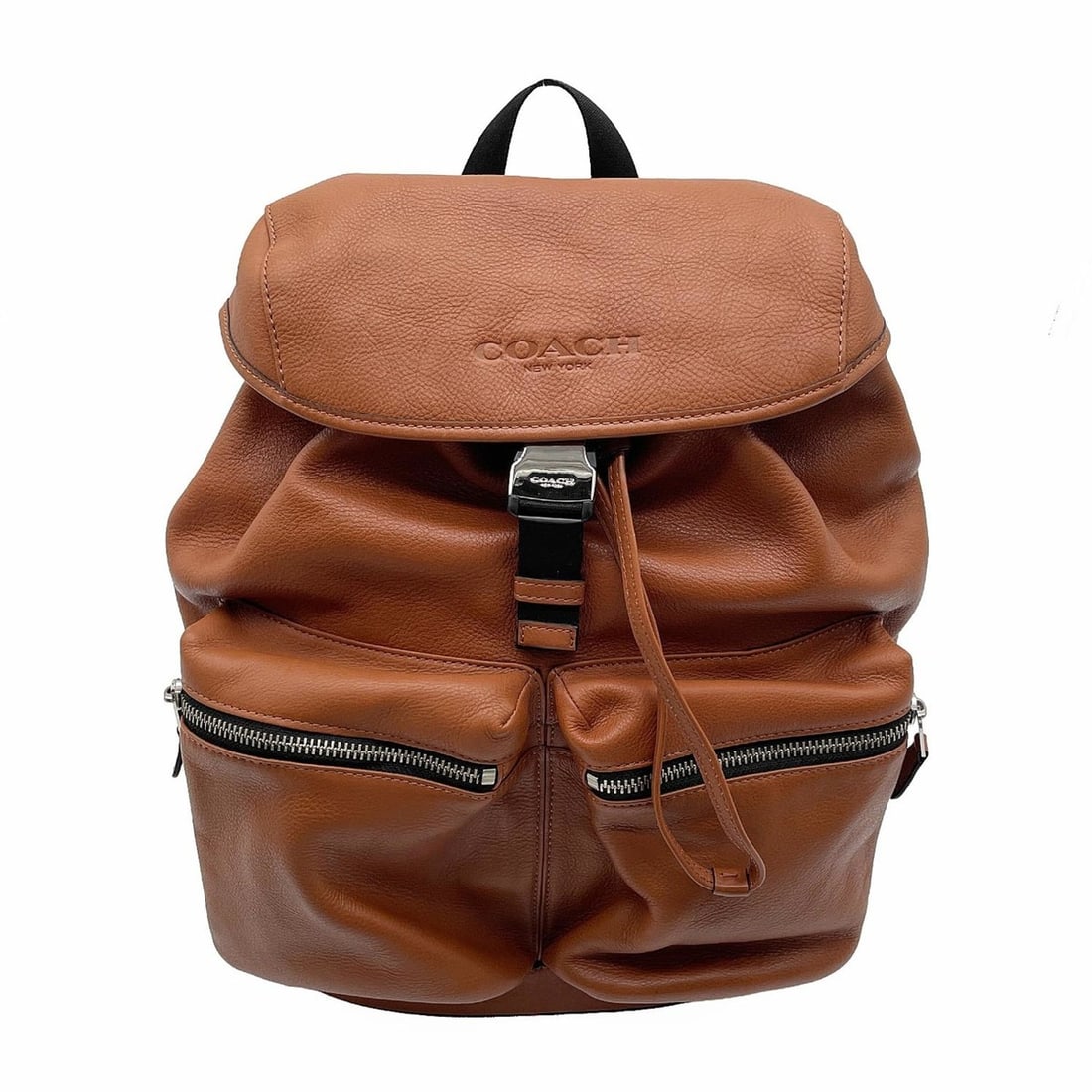 COACH Smooth Leather Backpack/Daypack F71728 Brown Men's/Women's: --- Catalog ---Category: SizeSize (HxWxD): 38cm x 32cm x 17cm / 14.96'' x 12.59'' x 6.69''Category: DesignType: BackpackColor: BrownGender: Men,WomenMaterial: Leather Category: GeneralMPN: F71728Brand