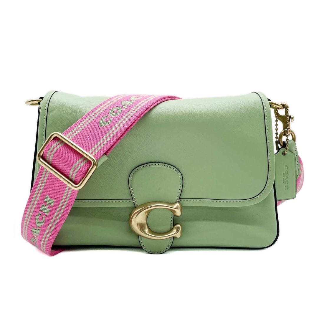 COACH Soft Tabby Shoulder Bag with 3 Straps, C9804, Smooth Leather, Green, Women's: --- Catalog ---Category: SizeSize (HxWxD): 17cm x 26cm x 7.5cm / 6.69'' x 10.23'' x 2.95''Category: DesignType: Shoulder bagColor: GreenGender: WomenMaterial: Leather Category: GeneralMPN: C9804Brand: