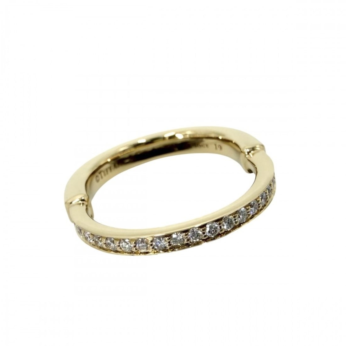 Tiffany & Co. Rock Ring for Men and Women, 18K Yellow Gold (750), Size 19, Approx. 3.9g, Diamond: --- Catalog ---Category: SizeWidth: 2mm / 0.08''JP Size: 8US Size: 4.5Inner Diameter: 18.00mm / 0.71''Category: DesignType: Band ringStone: DiamondGender: WomenMaterial: Yellow gold (18K)Weight (ct.):