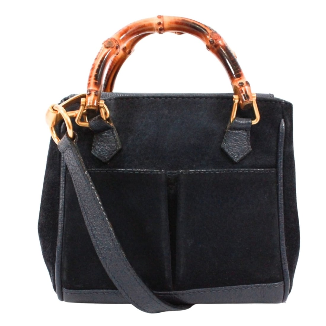 GUCCI Shoulder Bag 007.1793.0238 Mini Bamboo Leather Suede Navy Women's: --- Catalog ---Category: SizeSize (HxWxD): 14cm x 14cm x 8cm / 5.51'' x 5.51'' x 3.14''Category: DesignType: Shoulder bagColor: NavyGender: WomenMaterial: Bamboo , Leather , Suede Category: GeneralMPN