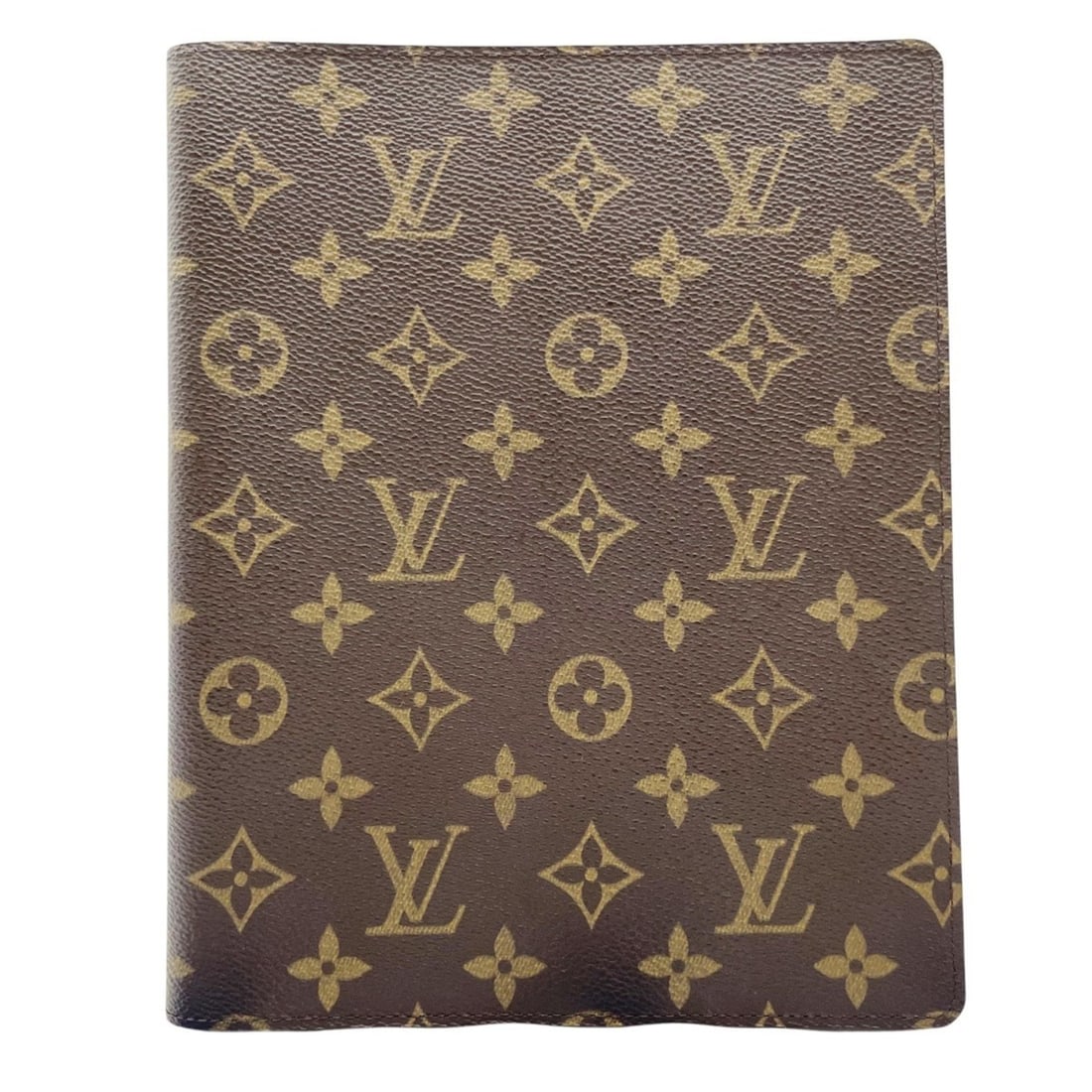 Louis Vuitton Agenda Bureau Notebook Cover, Monogram Canvas, R20001 Brown: --- Catalog ---Category: DesignColor: Brown, MonogramGender: Men,WomenMaterial: Monogram Category: GeneralMPN: R20001Brand: Louis VuittonCountry of Origin: SpainCategory: Physical PropertiesSize (HxWx