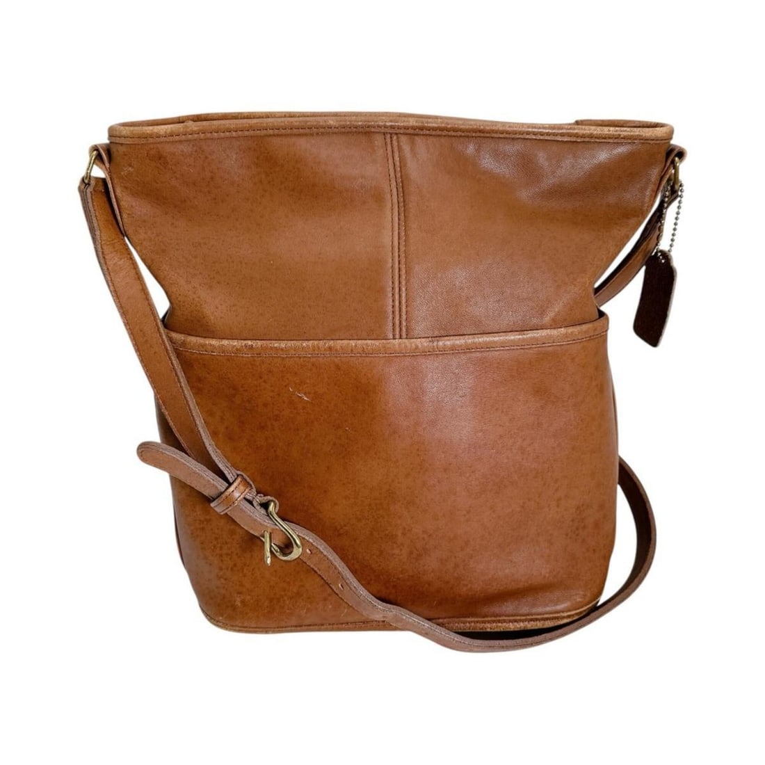 Coach handbag/shoulder bag, leather, Old 6713, brown. (1 of 19)