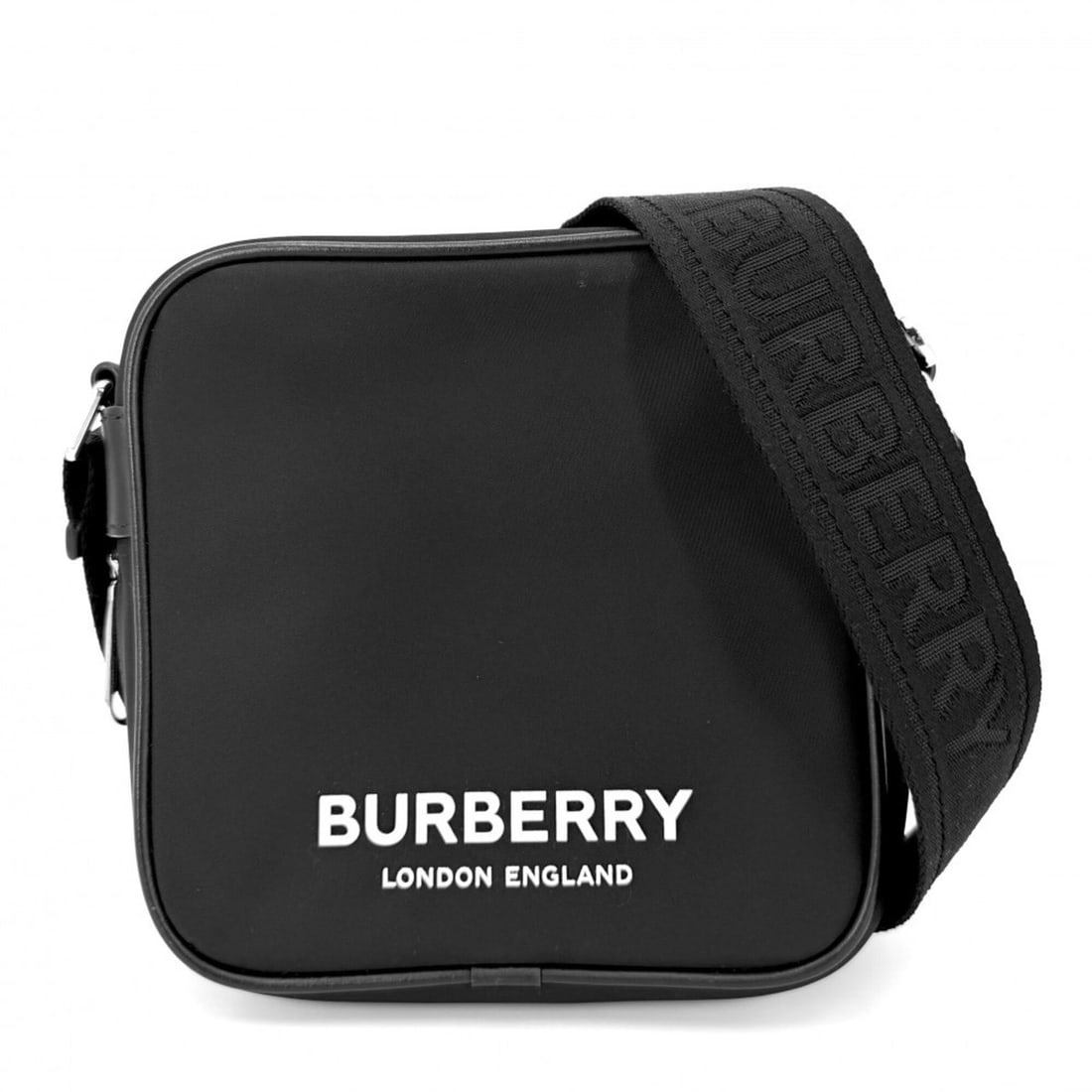 Burberry Paddy Crossbody Bag for Women, Square Shape, Shoulder Bag, BURBERRY 8066111, Nylon Leather,: --- Catalog ---Category: SizeSize (HxWxD): 17cm x 17cm x 6.5cm / 6.69'' x 6.69'' x 2.55''Category: DesignType: Shoulder bagColor: BlackGender: WomenMaterial: Nylon , Leather Category: GeneralBrand: Bu