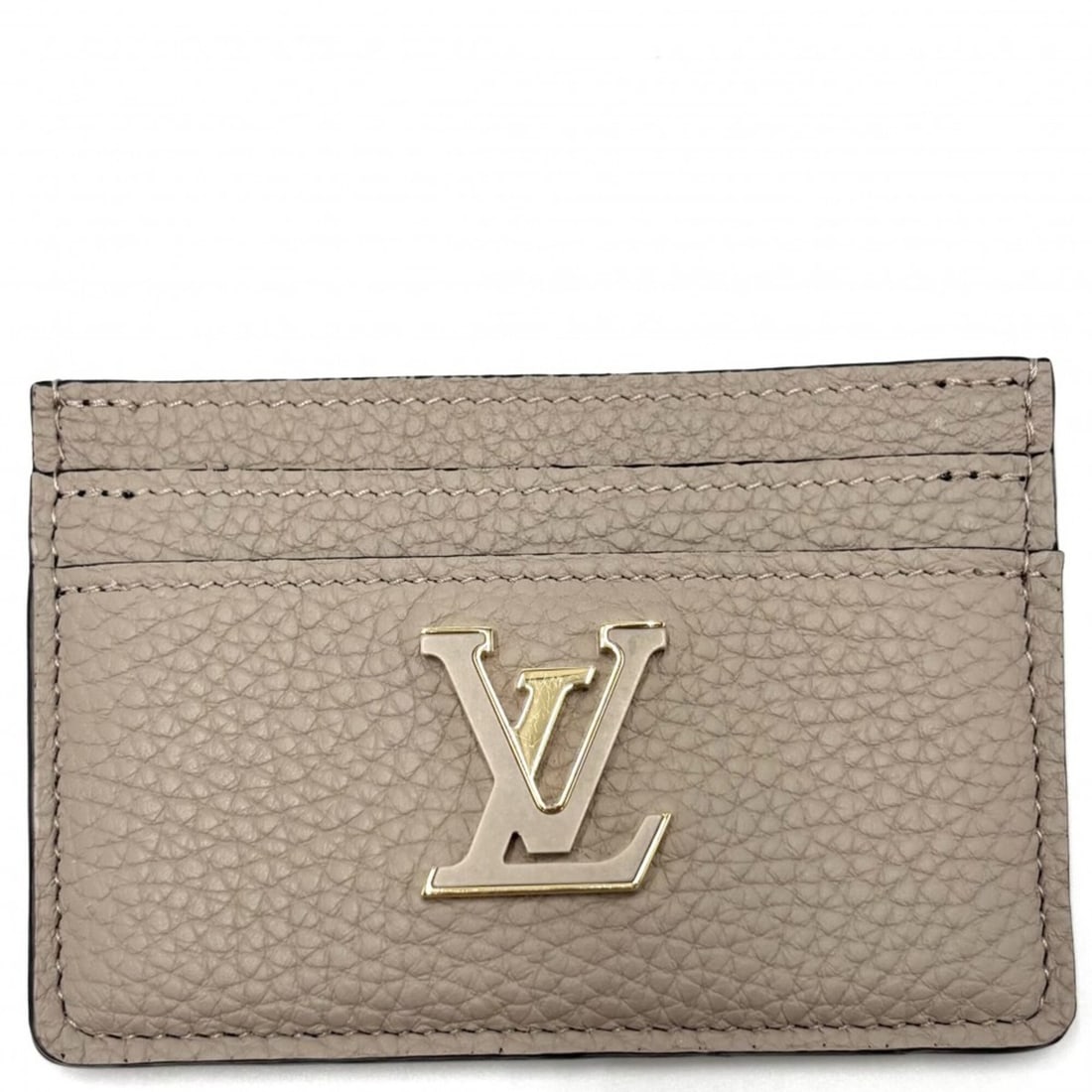 Louis Vuitton business card holder/card case for women, Porte Cartes Capucines, pass case, beige,: --- Catalog ---Category: DesignType: Card caseColor: GalleGender: WomenMaterial: Leather Category: GeneralBrand: Louis VuittonCategory: Physical PropertiesSize (HxWxD): 7.5cm x 11cm x 5mm / 2.95'' x 4