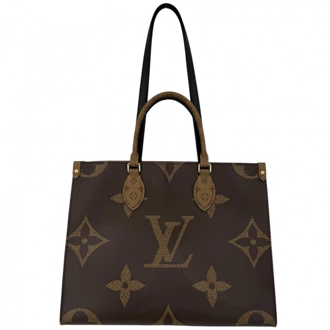 Louis Vuitton Women's OnTheGo MM Handbag Tote Bag Shoulder LOUIS VUITTON M45321 Monogram Giant: --- Catalog ---Category: SizeSize (HxWxD): 27cm x 35cm x 14cm / 10.62'' x 13.77'' x 5.51''Category: DesignType: Handbag, Tote bagColor: BrownGender: WomenMaterial: Monogram Reverse , Monogram Category