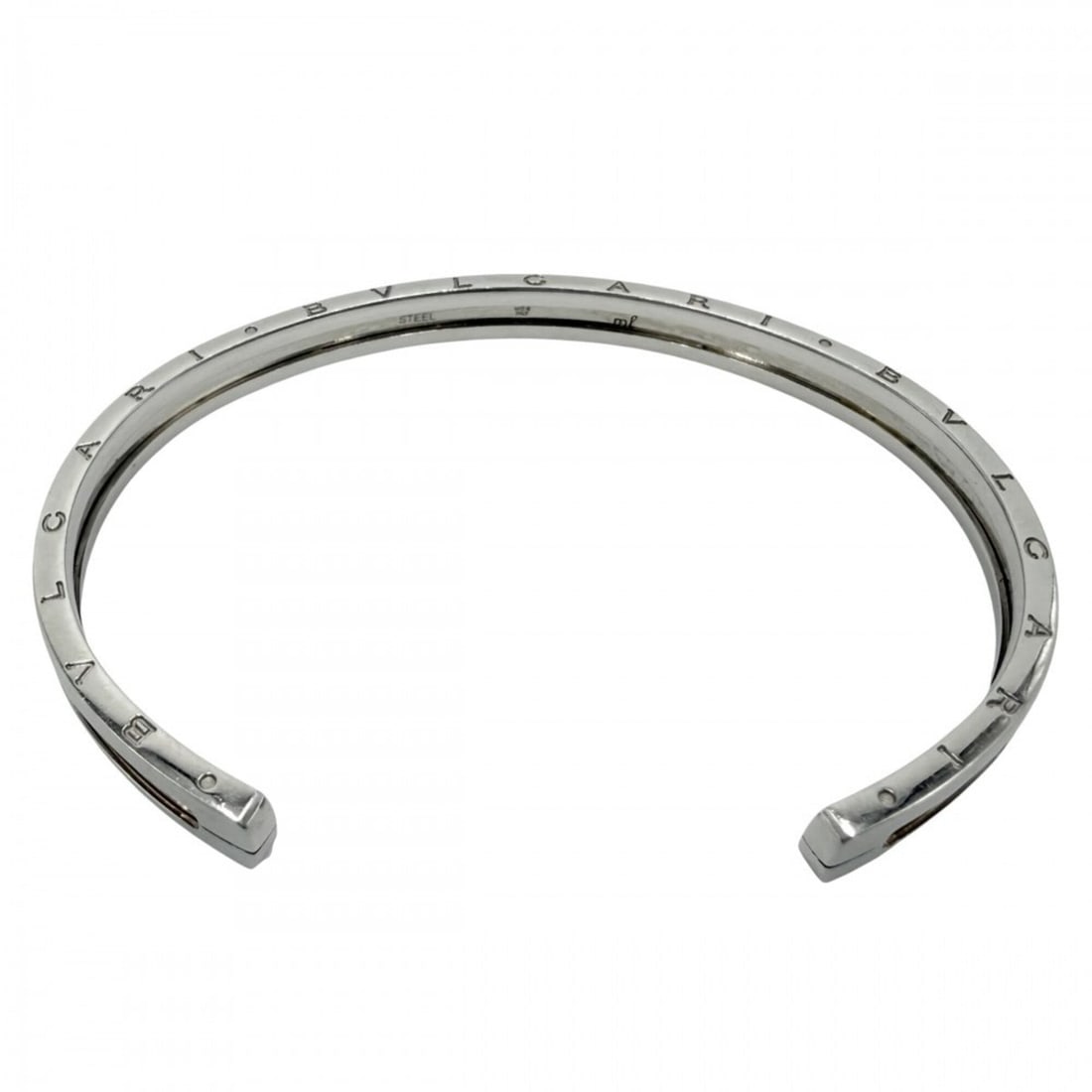 Bvlgari Bulgari B-zero 1 Open Bangle Bracelet for Women, Au750 PG 18K Gold, Stainless Steel, Silver,: --- Catalog ---Category: SizeLength: 18.5cm / 7.28''Category: DesignType: Charm braceletColor: Gold, SilverGender: WomenMaterial: Pink gold (18K), Stainless steelCategory: GeneralBrand: Bvlgari--- Ite