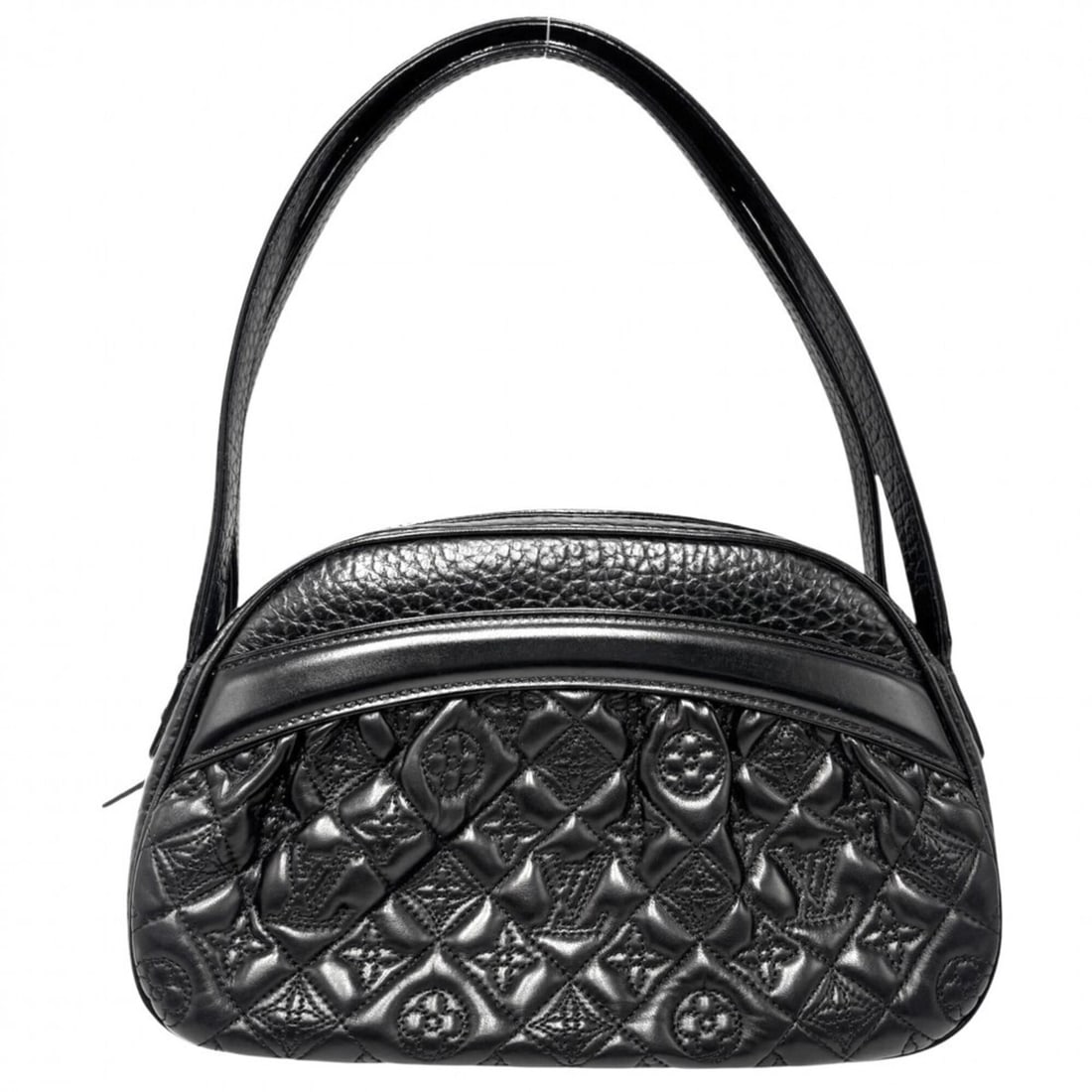 Louis Vuitton Women's Monogram Vienna Clara Shoulder Bag, M95105, Black with Gold Hardware: --- Catalog ---Category: SizeSize (HxWxD): 18cm x 28cm x 12cm / 7.08'' x 11.02'' x 4.72''Category: DesignType: HandbagColor: BlackGender: WomenMaterial: Monogram Category: GeneralBrand: Louis Vuitton-