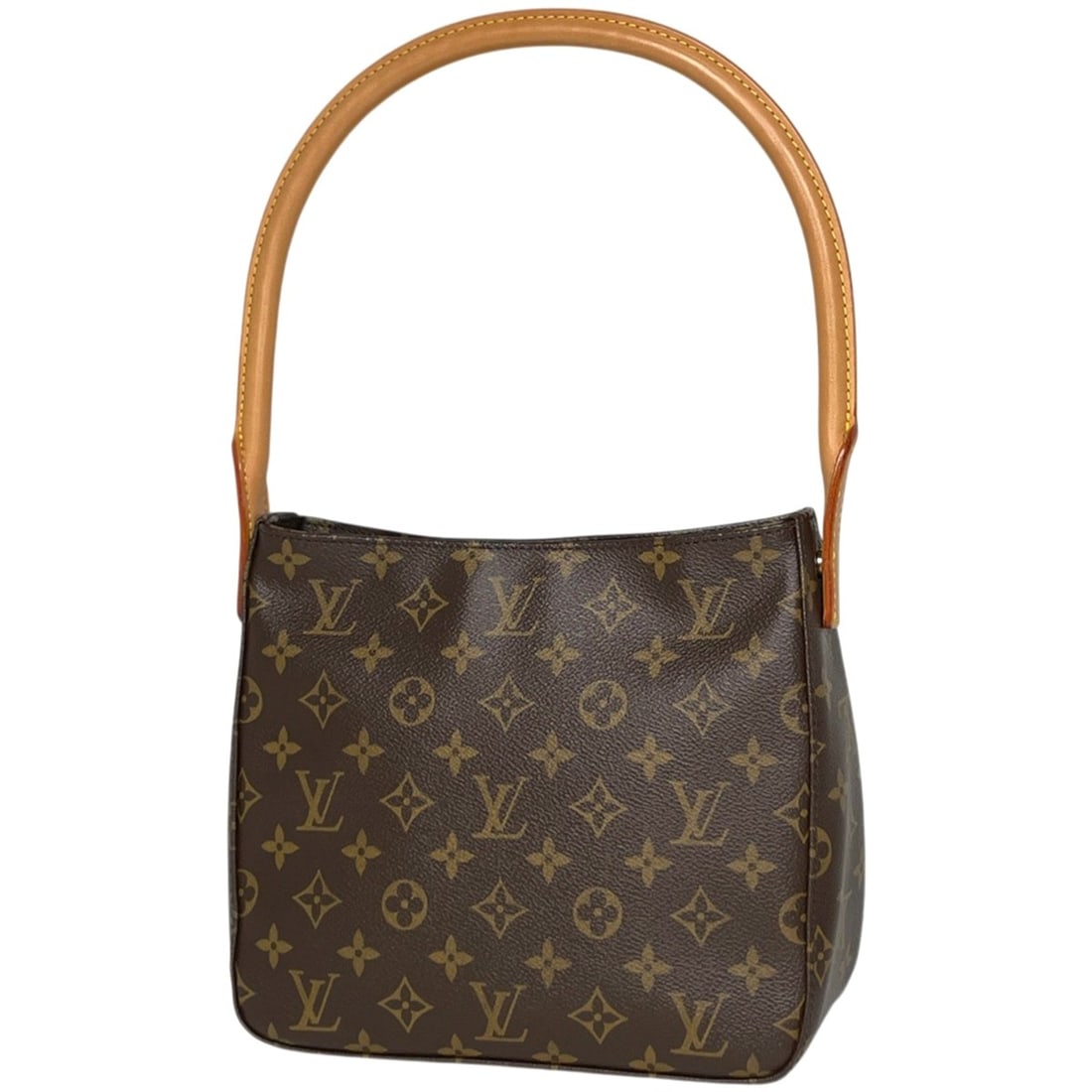 Louis Vuitton Looping MM Shoulder Bag, Monogram Brown, M51146, Women's: --- Catalog ---Category: SizeSize (HxWxD): 21cm x 24cm x 10.5cm / 8.26'' x 9.44'' x 4.13''Category: DesignType: Shoulder bagColor: BrownGender: WomenMaterial: Monogram Category: GeneralMPN: M51146Bran