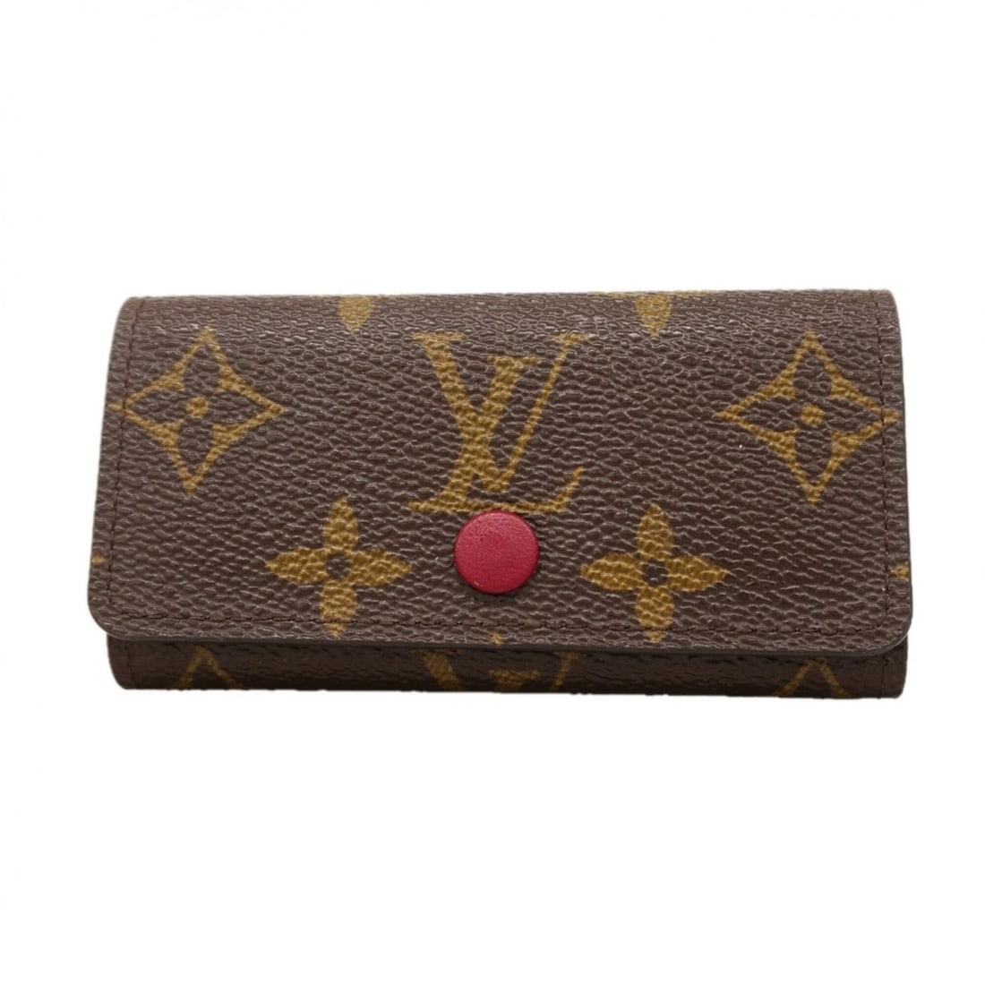 Louis Vuitton Accessory Key Case Monogram Multicles 4 M60705 Brown Fuchsia Women's: --- Catalog ---Category: DesignType: KeycaseColor: Brown, FuchsiaGender: WomenCategory: GeneralMPN: M60705Brand: Louis VuittonCategory: Physical PropertiesSize (HxWxD): 5.5cm x 10.5cm x 1.5cm / 2.16''