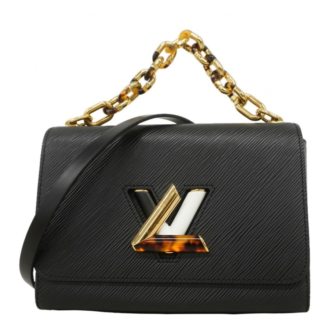 Louis Vuitton Epi Twist MM Handbag M58715 Noir 2-way bag for women: --- Catalog ---Category: SizeSize (HxWxD): 16.5cm x 23cm x 9cm / 6.49'' x 9.05'' x 3.54''Category: DesignType: HandbagColor: NoirGender: WomenCategory: GeneralMPN: M58715Brand: Louis Vuitton--- Item L