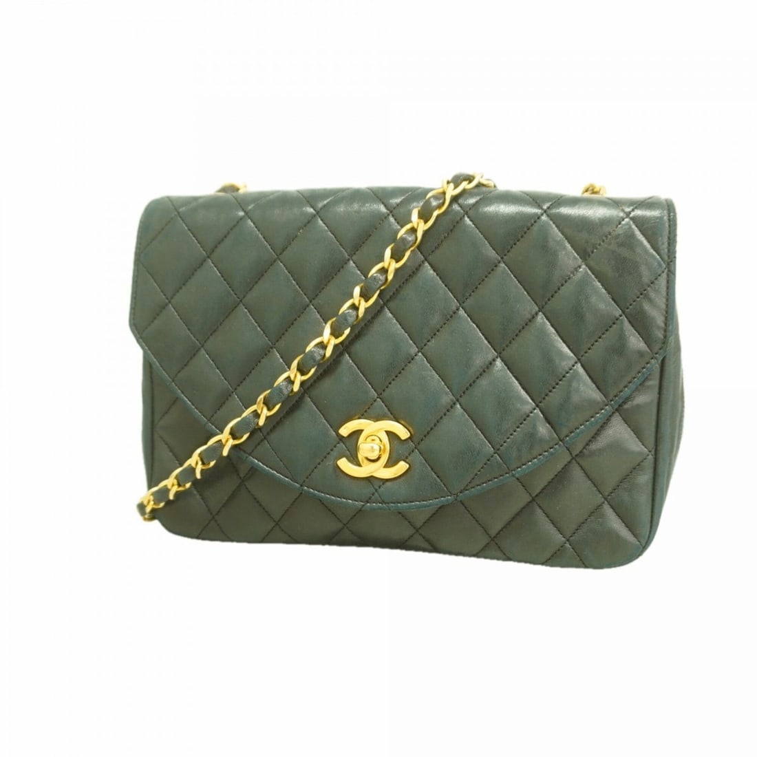 Chanel Matelassé Chain Shoulder Bag, Lambskin, Black, Women's: --- Catalog ---Category: SizeSize (HxWxD): 15cm x 22cm x 6cm / 5.9'' x 8.66'' x 2.36''Category: DesignType: Shoulder bagColor: BlackGender: WomenMaterial: Leather Hardware Color: GoldLeather/Fur Type: