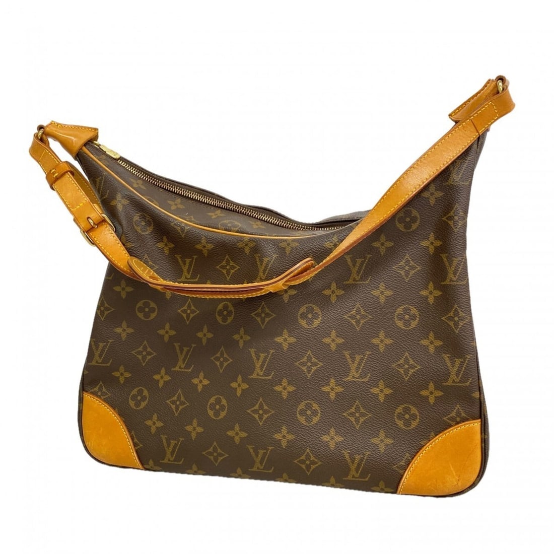 Louis Vuitton Monogram Boulogne 35 Shoulder Bag M51260 Brown Women's: --- Catalog ---Category: SizeSize (HxWxD): 21.5cm x 35cm x 10.5cm / 8.46'' x 13.77'' x 4.13''Category: DesignType: Shoulder bagColor: BrownGender: WomenCategory: GeneralMPN: M51260Brand: Louis Vuitton