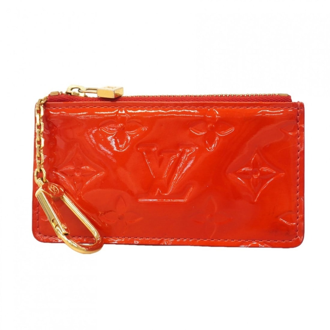 Louis Vuitton Vernis Pochette Clé M91205 Pomme d'Amour Wallet/Coin Case (Men's & Women's): --- Catalog ---Category: SizeSize (HxWxD): 6.5cm x 12.5cm x 5.00mm / 2.55'' x 4.92'' x 0.19''Category: DesignType: Coin purse/coin caseColor: Pomme d'amourGender: Men,WomenCategory: GeneralMPN: M91205