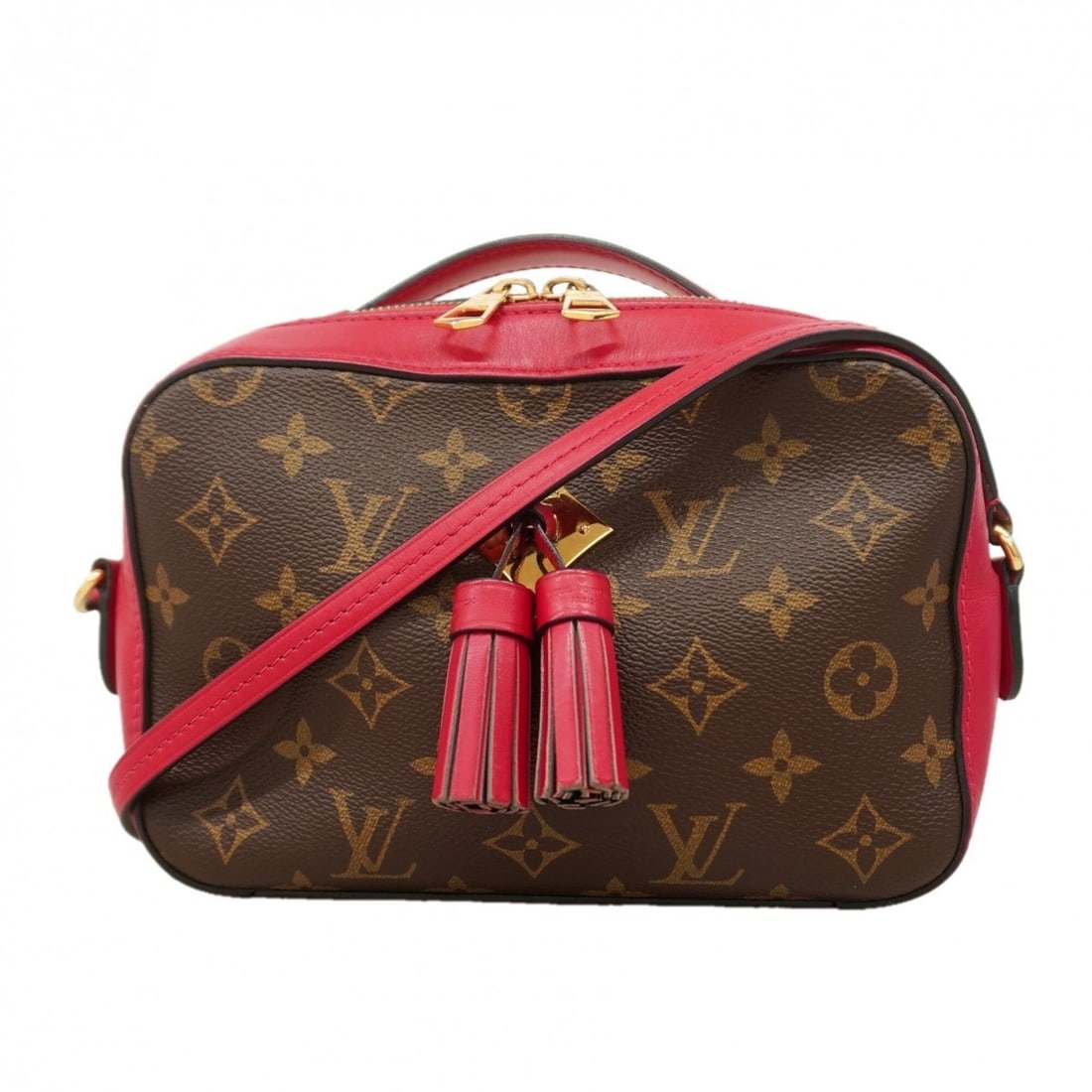 Louis Vuitton Monogram Saint-Onge Handbag M43557 Brown Freesia 2-way bag for women: --- Catalog ---Category: SizeSize (HxWxD): 14.5cm x 21.5cm x 7cm / 5.7'' x 8.46'' x 2.75''Category: DesignType: HandbagColor: Brown, FreesiaGender: WomenCategory: GeneralMPN: M43557Brand: Louis Vuitto