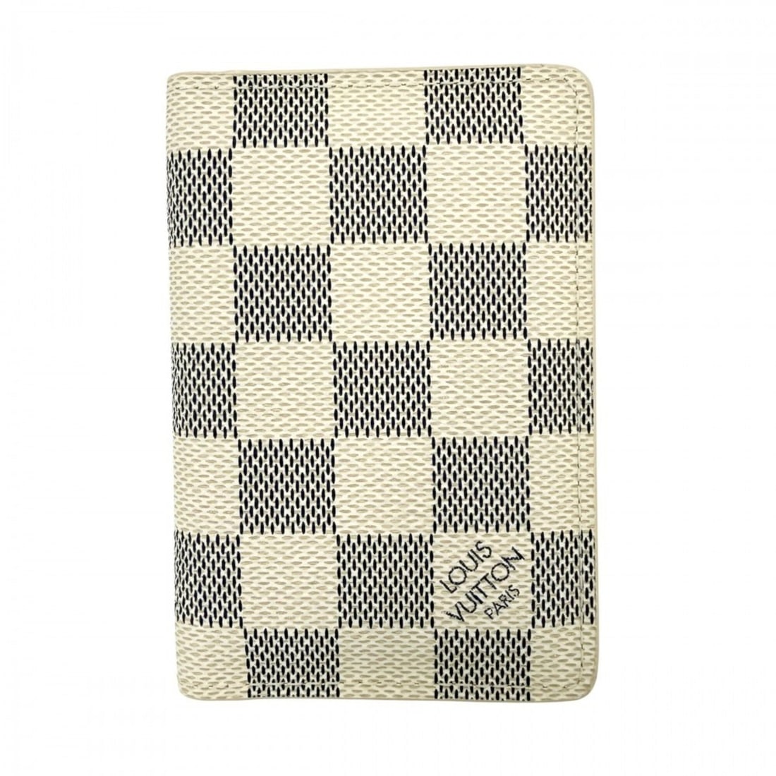 Louis Vuitton Damier Azur Organizer de Poche Business Card Holder/Card Case for Men and Women,: --- Catalog ---Category: DesignType: Card caseColor: WhiteGender: Men,WomenMaterial: Damier Azur Category: GeneralBrand: Louis VuittonCategory: Physical PropertiesSize (HxWxD): 7.5cm x 11cm x 1cm / 2.