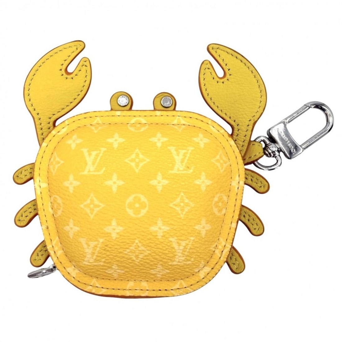 Louis Vuitton Keychain, Women's Bag Charm, LV Club Pouch, Small Item Case, LOUIS VUITTON M01932,: --- Catalog ---Category: SizeSize (HxWxD): 11.5cm x 11.5cm x 3cm / 4.52'' x 4.52'' x 1.18''Category: DesignType: KeyringColor: YellowGender: WomenMaterial: Canvas, MonogramCategory: GeneralBrand: Loui