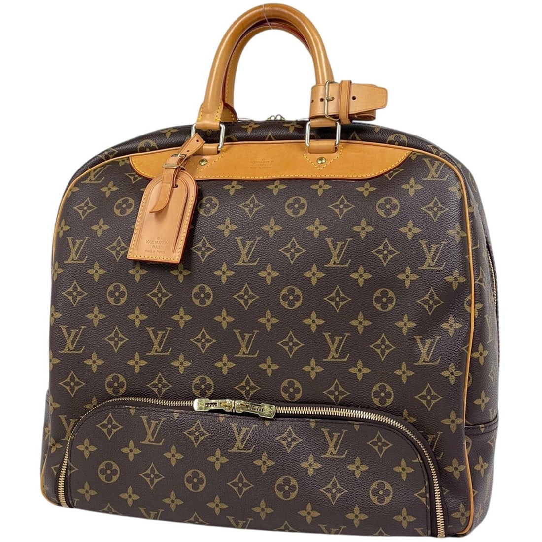 Louis Vuitton Evasion Bowling Bag Handbag Monogram Brown M41443 Women's: --- Catalog ---Category: SizeSize (HxWxD): 37cm x 38cm x 24cm / 14.56'' x 14.96'' x 9.44''Category: DesignType: HandbagColor: BrownGender: WomenMaterial: Monogram Category: GeneralMPN: M41443Brand: Lo