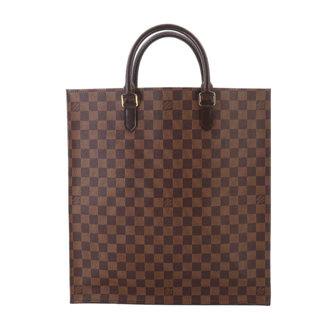 Louis Vuitton Damier Sac Plat Tote Handbag, Ebene Brown, N51140: --- Catalog ---Category: SizeSize (HxWxD): 38cm x 36cm x 9cm / 14.96'' x 14.17'' x 3.54''Category: DesignType: Handbag, Tote bagColor: Brown, Damier Canvas, EbeneGender: Men,WomenMaterial: Damier Canv