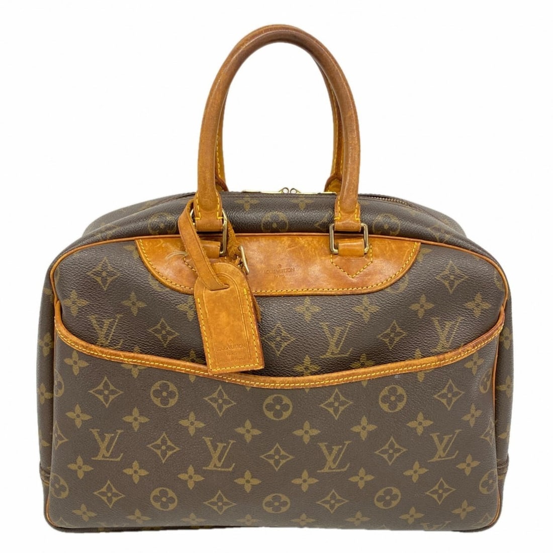 Louis Vuitton Monogram Deauville Handbag M47270 Brown Women's: --- Catalog ---Category: SizeSize (HxWxD): 26cm x 35cm x 13cm / 10.23'' x 13.77'' x 5.11''Category: DesignType: HandbagColor: BrownGender: WomenCategory: GeneralMPN: M47270Brand: Louis Vuitton--- Item