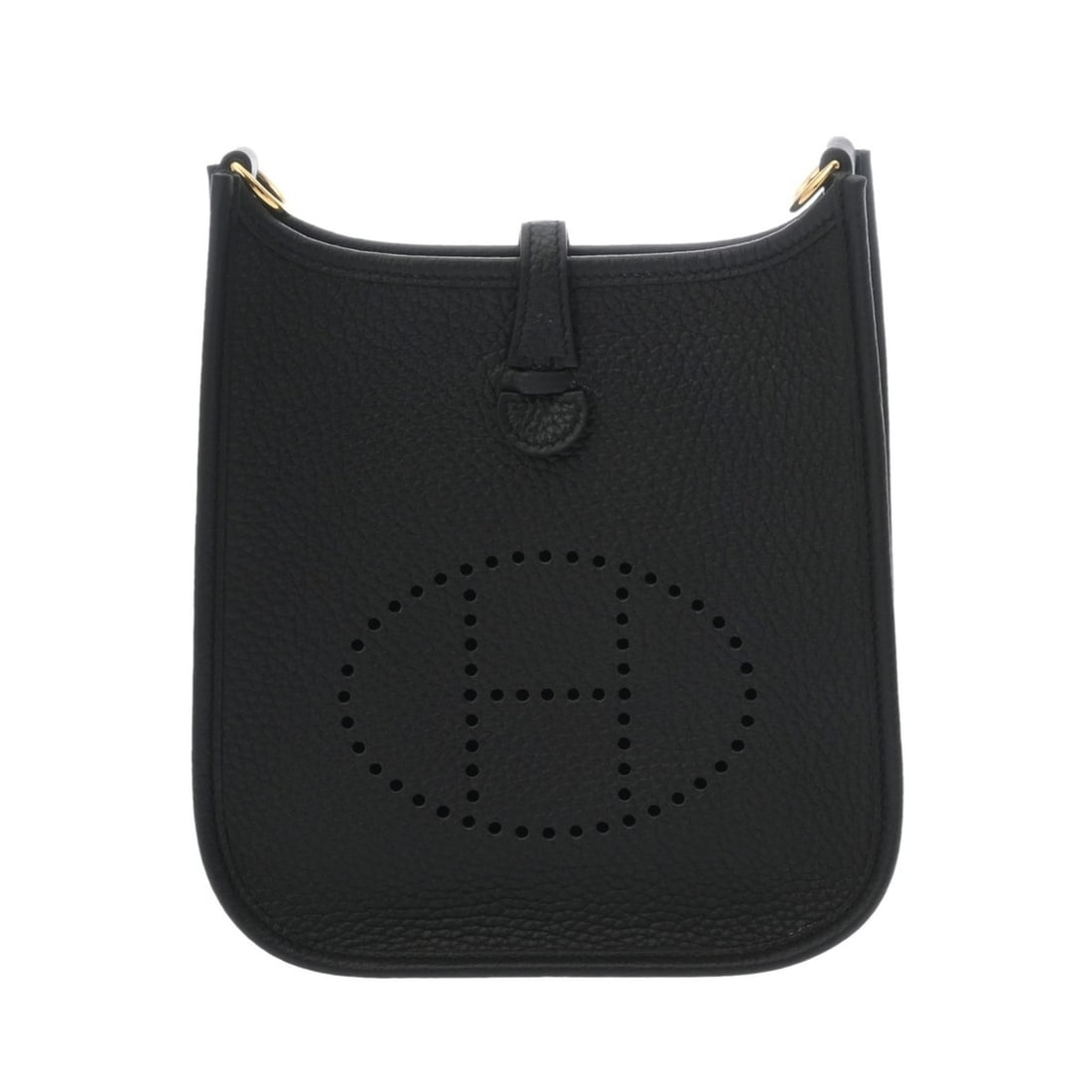 HERMES Evelyne TPM Amazon Black Z stamp (circa 2021) Women's Taurillon Clemence Shoulder Bag A Rank: --- Catalog ---Category: SizeSize (HxWxD): 18cm x 17cm x 5.5cm / 7.08'' x 6.69'' x 2.16''Category: DesignType: Shoulder bagColor: BlackGender: WomenMaterial: Taurillon clemence leather Category: Gener
