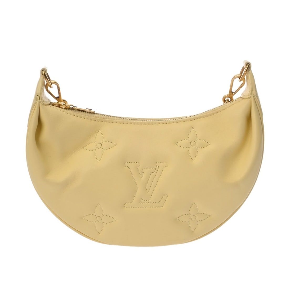 LOUIS VUITTON Bubble Glam Over the Moon Yellow M59823 Women's Calfskin One-Shoulder Bag AB Rank Used: --- Catalog ---Category: SizeSize (HxWxD): 15cm x 27.5cm x 11cm / 5.9'' x 10.82'' x 4.33''Category: DesignType: Shoulder bagColor: YellowGender: WomenMaterial: Leather Leather/Fur Type: CalfskinCatego
