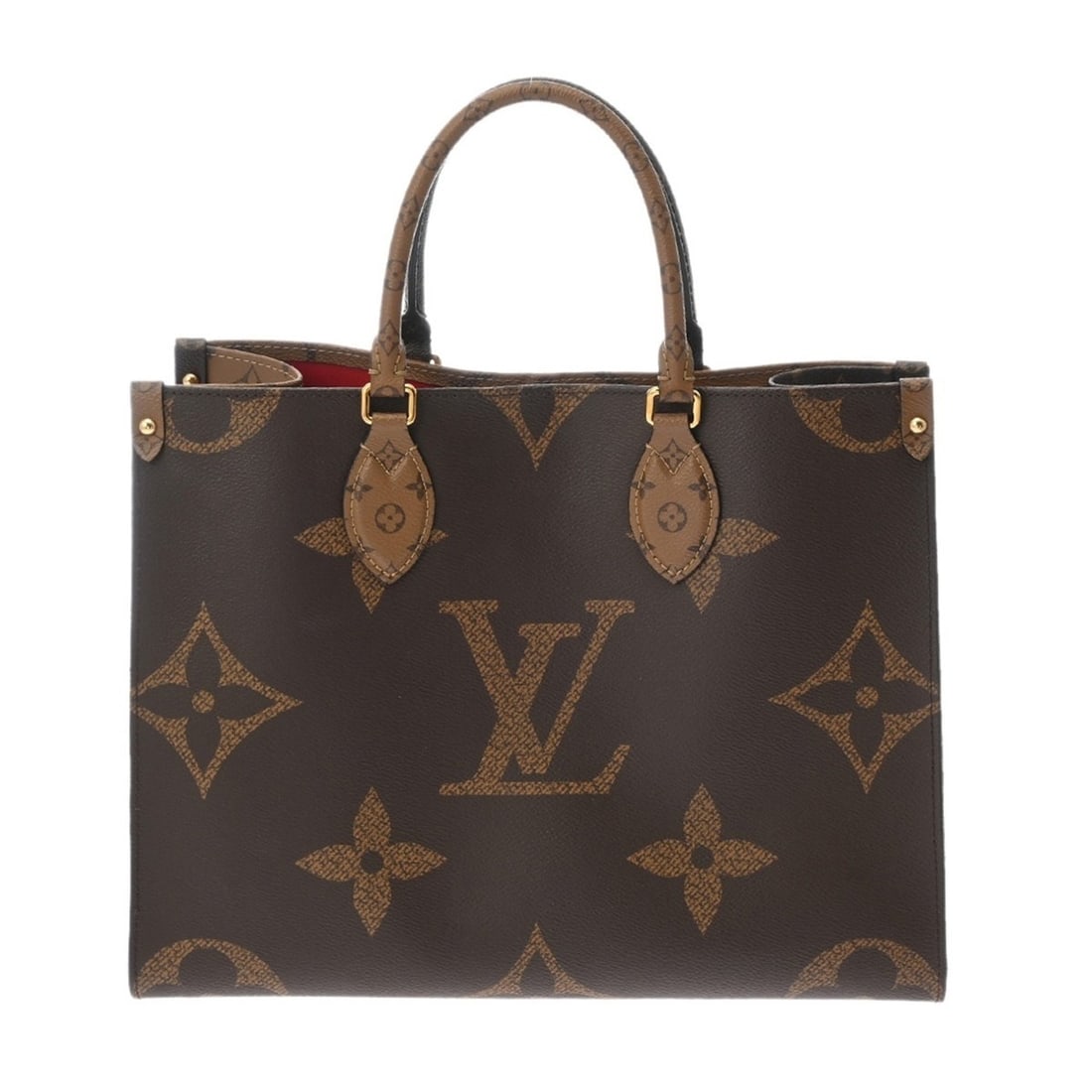 LOUIS VUITTON Louis Vuitton Monogram Reverse OnTheGo MM Brown M45321 Women's Canvas Handbag A Rank: --- Catalog ---Category: SizeSize (HxWxD): 26cm x 34.5cm x 15cm / 10.23'' x 13.58'' x 5.9''Category: DesignType: HandbagColor: BrownGender: WomenMaterial: Monogram , Canvas Category: GeneralMPN: M4532