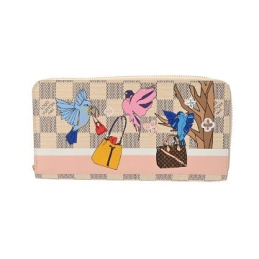 LOUIS VUITTON Louis Vuitton Damier Azur Zippy Wallet Bird White N60139 Women's Canvas Long A Rank: --- Catalog ---Category: SizeSize (HxWxD): 10cm x 19.5cm / 3.93'' x 7.67''Category: DesignType: Long wallet (bi-fold)Color: WhiteGender: WomenMaterial: Damier Azur , Canvas Category: GeneralMPN: N6013