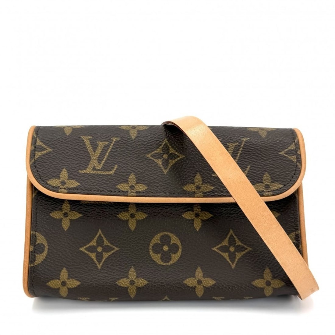 Louis Vuitton Women's Monogram Pochette Florentine Waist Bag, Body Pouch, S-belt, LOUIS VUITTON: --- Catalog ---Category: SizeSize (HxWxD): 10.5cm x 16.5cm x 4cm / 4.13'' x 6.49'' x 1.57''Strap Length: 104cm / 40.94''Category: DesignType: Fanny packColor: Brown, MonogramGender: WomenMaterial: Mon