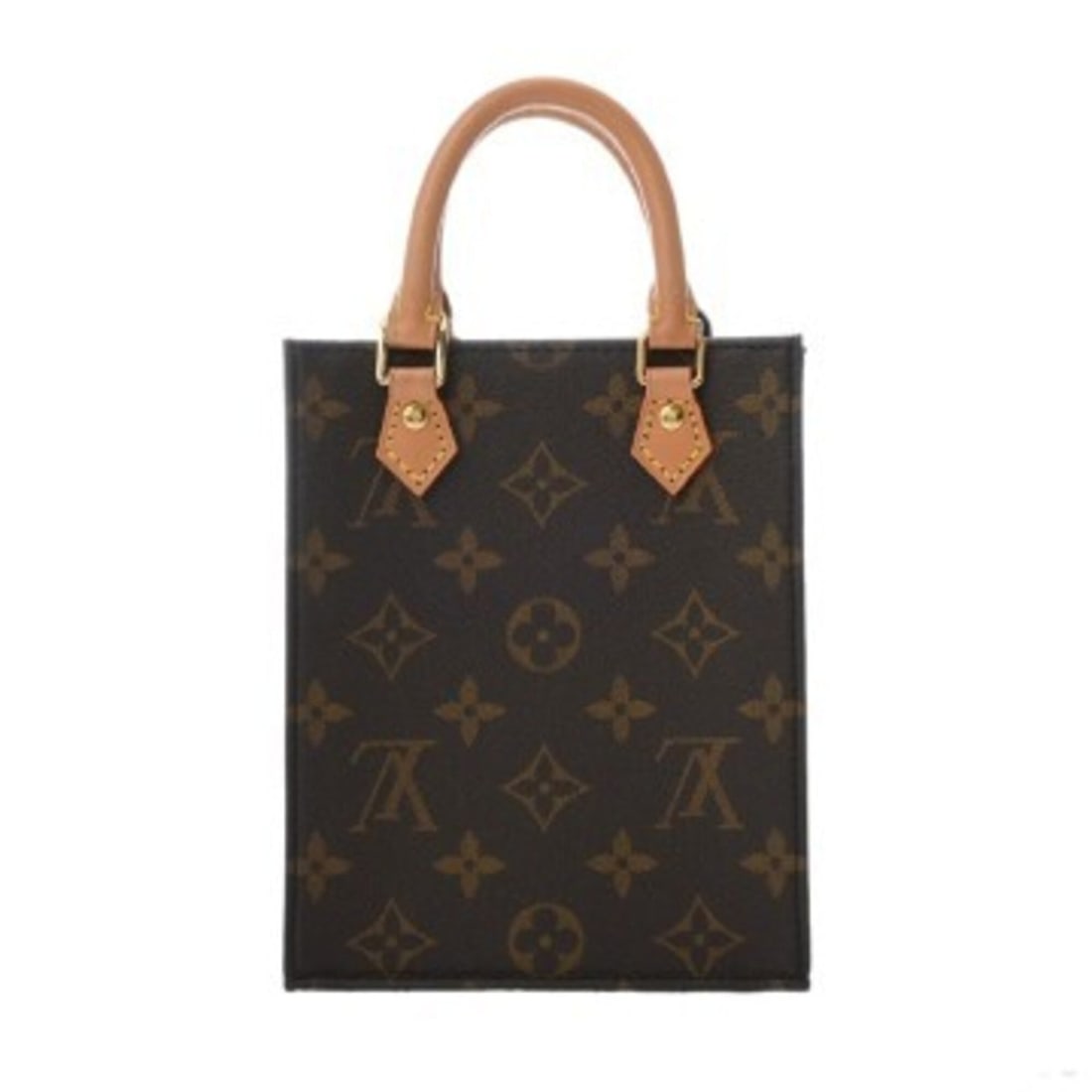 LOUIS VUITTON Louis Vuitton Monogram Petite Sac Plat Old Model 2WAY Brown M69442 Women's Canvas: --- Catalog ---Category: SizeSize (HxWxD): 17cm x 13.5cm x 5cm / 6.69'' x 5.31'' x 1.96''Category: DesignType: HandbagColor: BrownGender: WomenMaterial: Monogram , Canvas Category: GeneralMPN: M69442B