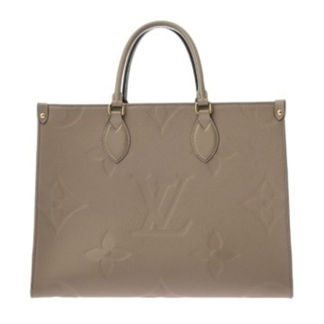 LOUIS VUITTON Louis Vuitton Monogram Empreinte OnTheGo MM 2WAY Tourtrell M45607 Women's Leather: --- Catalog ---Category: SizeSize (HxWxD): 26cm x 35cm x 15cm / 10.23'' x 13.77'' x 5.9''Category: DesignType: HandbagColor: TourterelleGender: WomenMaterial: Leather Category: GeneralMPN: M45607Brand
