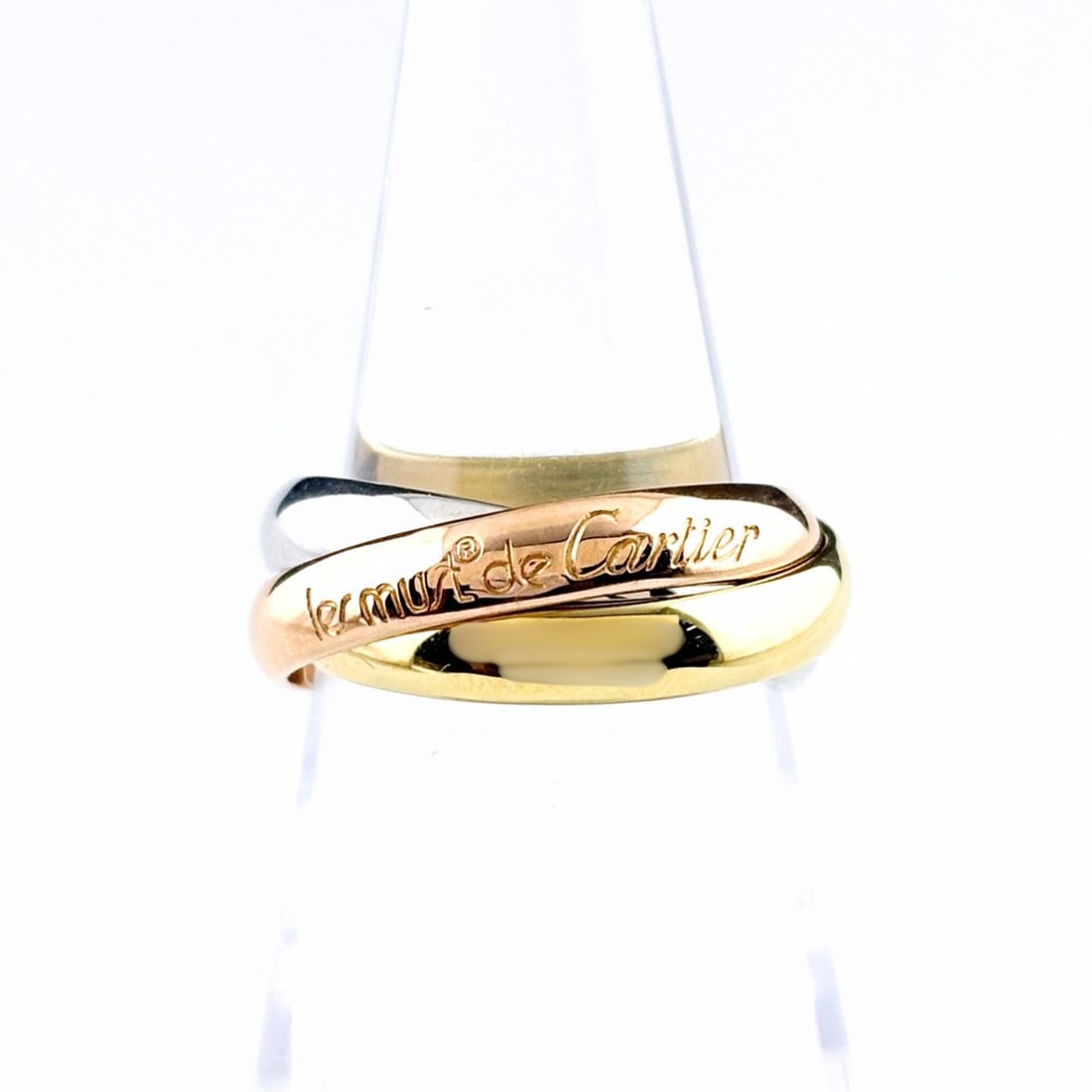 Cartier Trinity Ring, Yellow Gold (YG), 750, Women's Ring: --- Catalog ---Category: SizeJP Size: 11US Size: 6Category: DesignType: Band ringGender: WomenMaterial: Yellow gold (18K)Category: GeneralLine: TrinityBrand: Cartier--- Item List ---Section: Condition