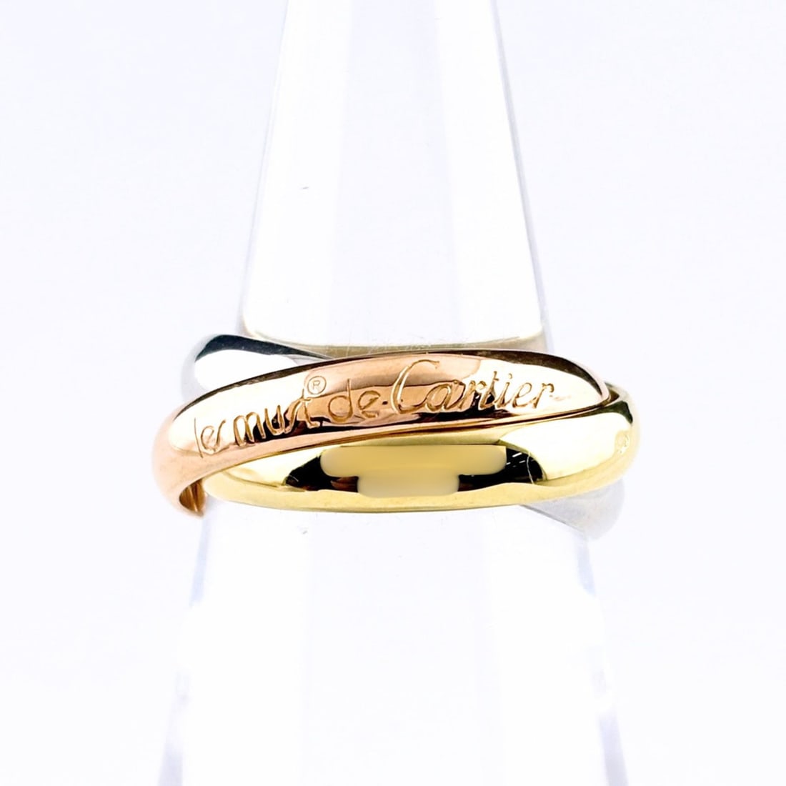 Cartier Trinity Ring, Yellow Gold (YG), 750, Women's Ring: --- Catalog ---Category: SizeJP Size: 11US Size: 6Category: DesignType: Band ringGender: WomenMaterial: Yellow gold (18K)Category: GeneralLine: TrinityBrand: Cartier--- Item List ---Section: Condition