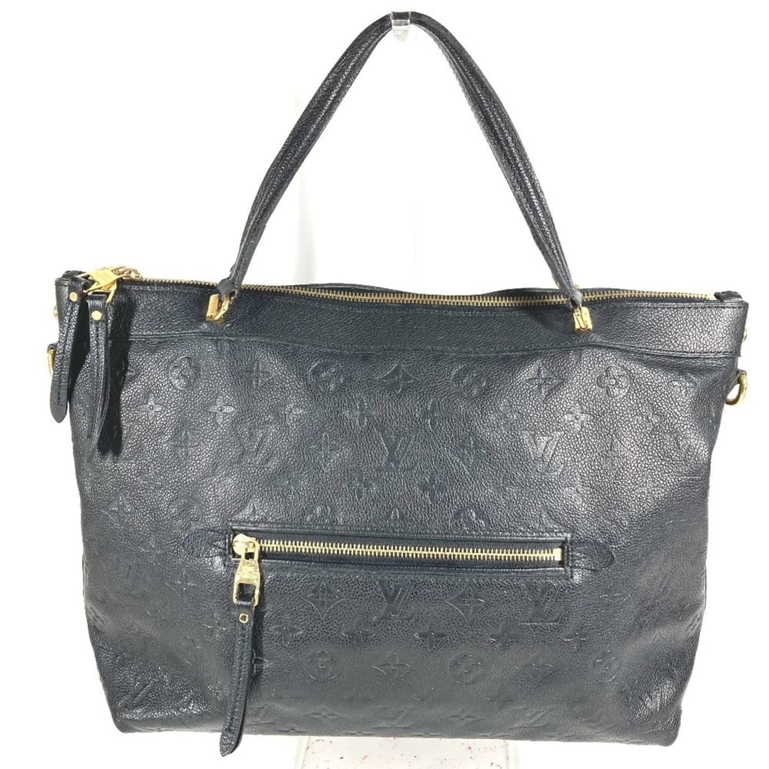LOUIS VUITTON M41164 Monogram Empreinte Bastille MM Tote Bag Shoulder Handbag Leather Men's Women's: --- Catalog ---Category: SizeSize (HxWxD): 26.5cm x 32.5cm x 13cm / 10.43'' x 12.79'' x 5.11''Category: DesignType: Handbag, Shoulder bag, Tote bagColor: Black, NoirGender: Men,WomenMaterial: Monogram