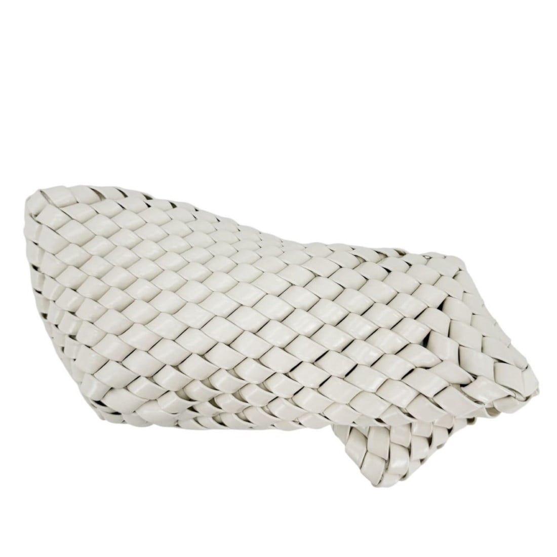 Bottega Veneta clutch bag for women, Intrecciato weave, small item case, pouch, BOTTEGAVENETA,: --- Catalog ---Category: SizeSize (HxWxD): 12cm x 20cm x 7cm / 4.72'' x 7.87'' x 2.75''Category: DesignType: Clutch bag, PouchColor: WhiteGender: WomenMaterial: Leather Leather/Fur Type: Enamel Leathe