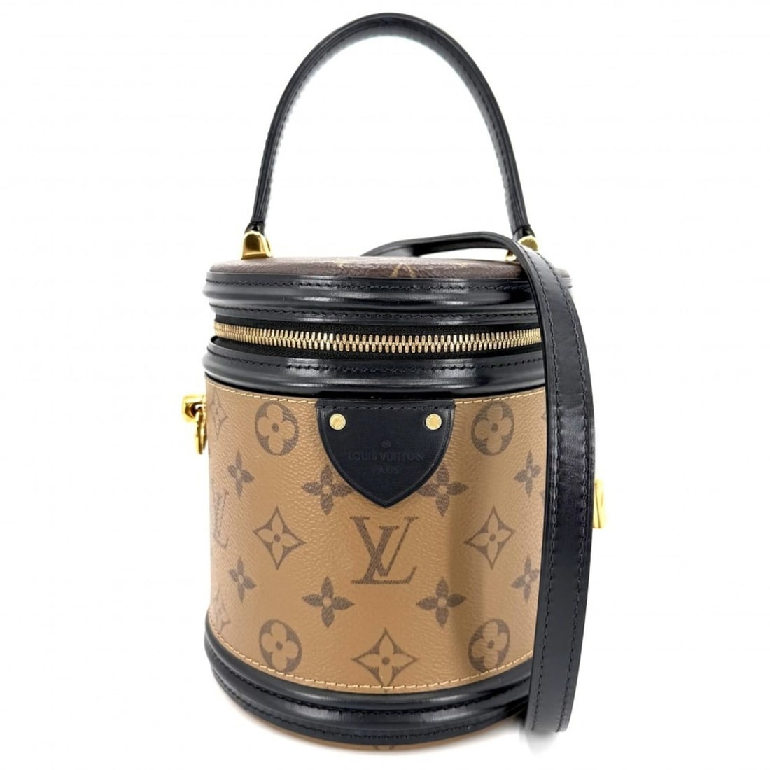 Louis Vuitton Women's Cannes Vanity Bag, Handbag, Shoulder Crossbody LOUIS VUITTON M43986, Brown,: --- Catalog ---Category: SizeSize (HxWxD): 17cm x 15cm x 14cm / 6.69'' x 5.9'' x 5.51''Category: DesignType: Handbag, Shoulder bag, Vanity bagColor: Black, BrownGender: WomenMaterial: Monogram , Monog
