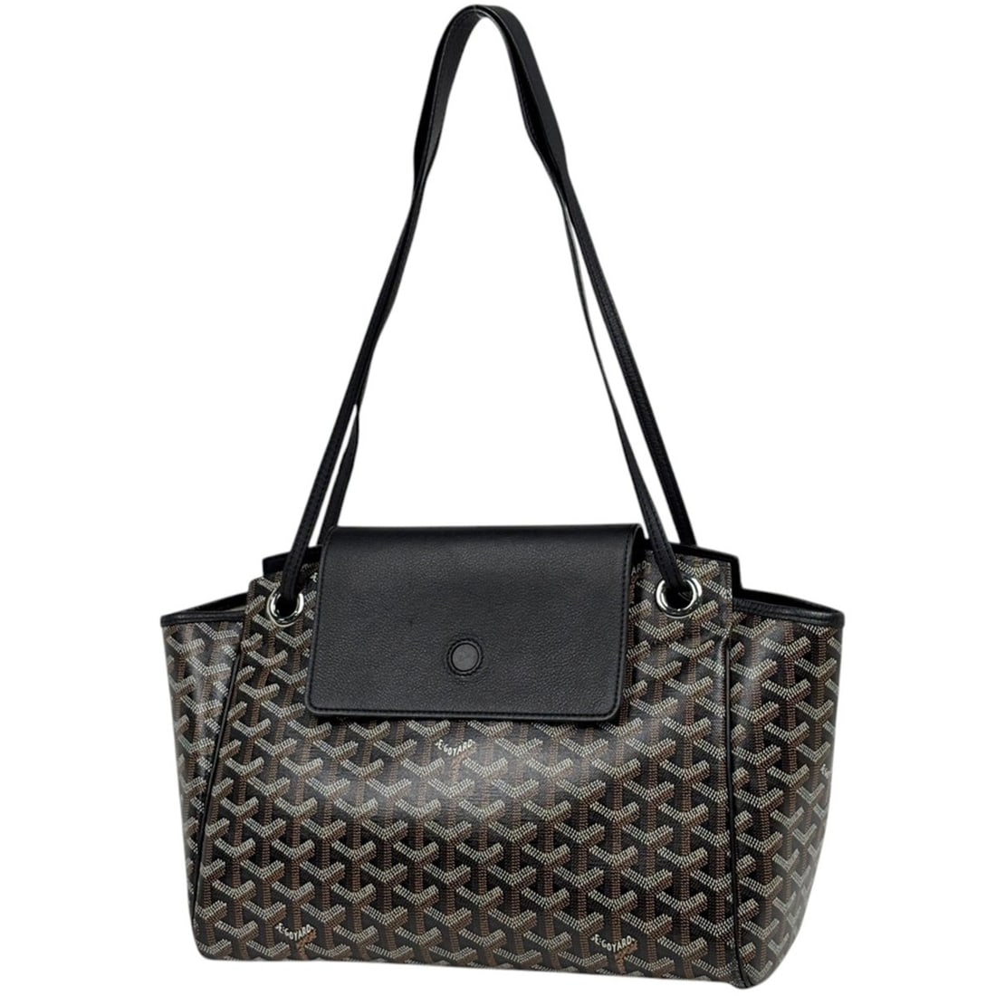 Goyard GOYARD Luette PM Shoulder Bag, Coated Canvas, Black, Women's (1 of 11)
