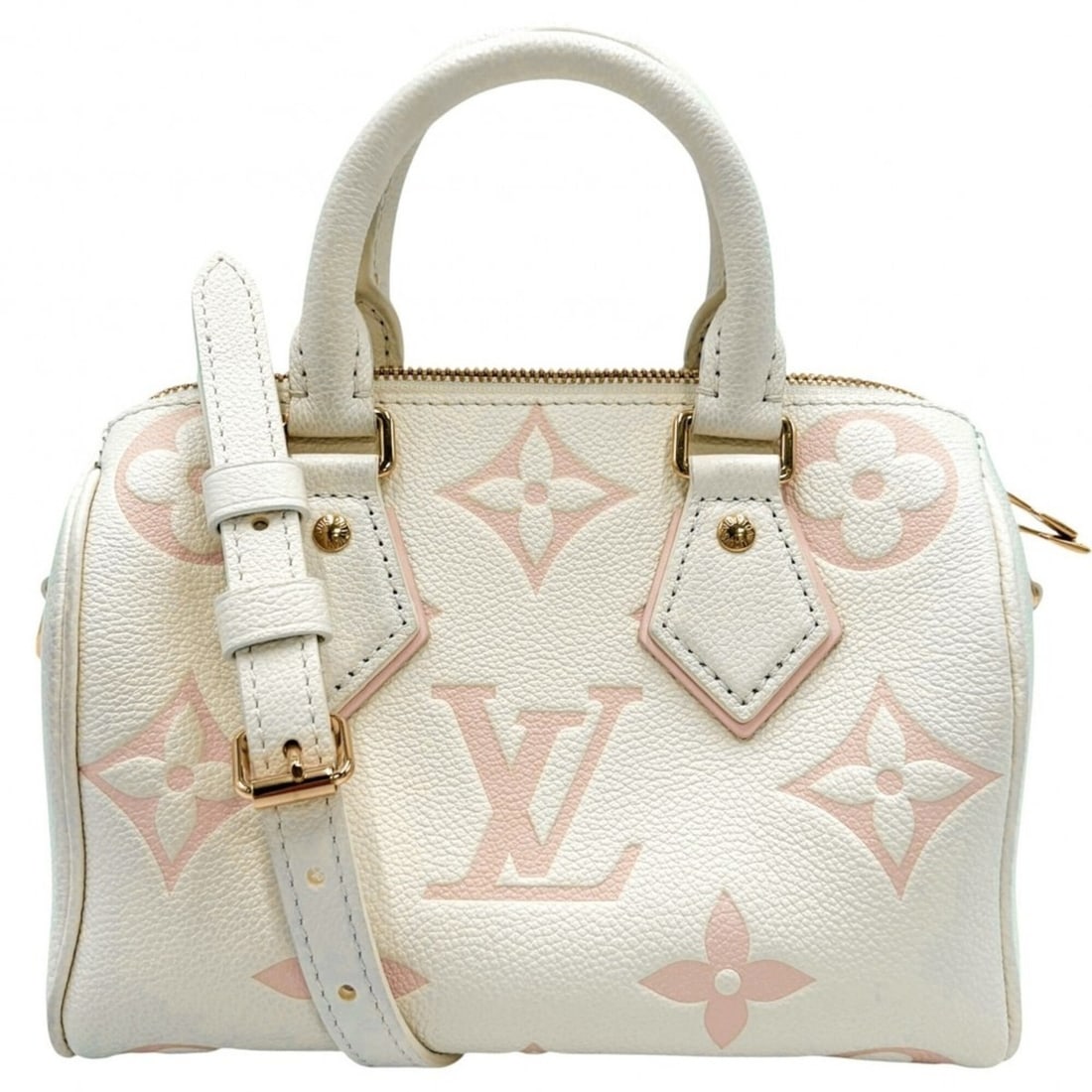 Louis Vuitton Women's Shoulder Bag, Crossbody Bicolor Monogram Empreinte Speedy Bandoulière 20 Mini: --- Catalog ---Category: SizeSize (HxWxD): 13.5cm x 20.5cm x 12cm / 5.31'' x 8.07'' x 4.72''Strap Length: 117cm / 46.06''Handle Length: 22cm / 8.66''Category: DesignType: Handbag, Shoulder bagColor: C