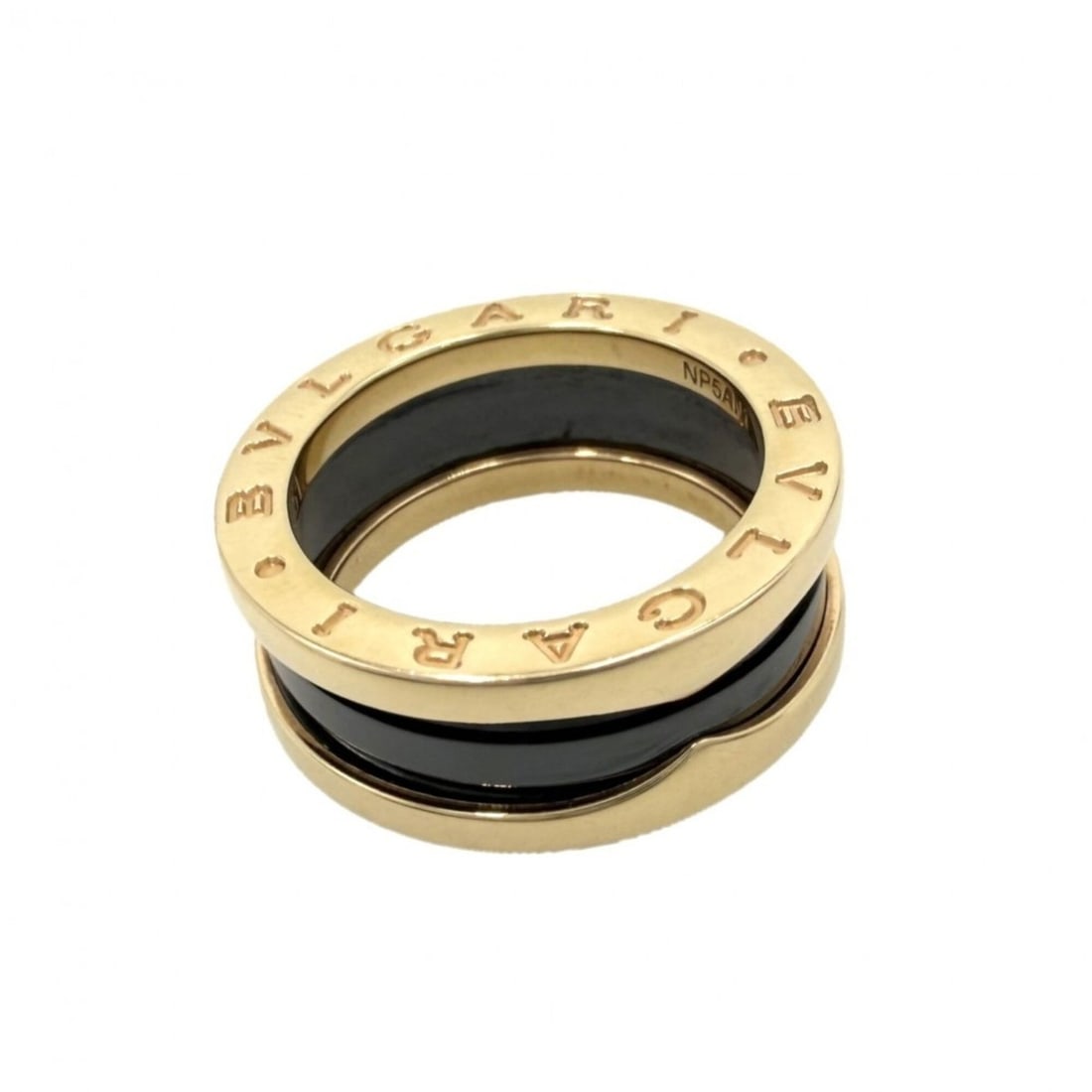 Bvlgari Bulgari B-ZERO1 Ring for Men and Women, 3-band, Size 51, Au750, 18K Yellow Gold, Ceramic,: --- Catalog ---Category: SizeWidth: 8mm / 0.31''JP Size: 10US Size: 5.5Brand Size: 51Inner Diameter: 16.00mm / 0.63''Category: DesignType: Band ringColor: Black, YellowMetal: GoldGender: Men,WomenMate