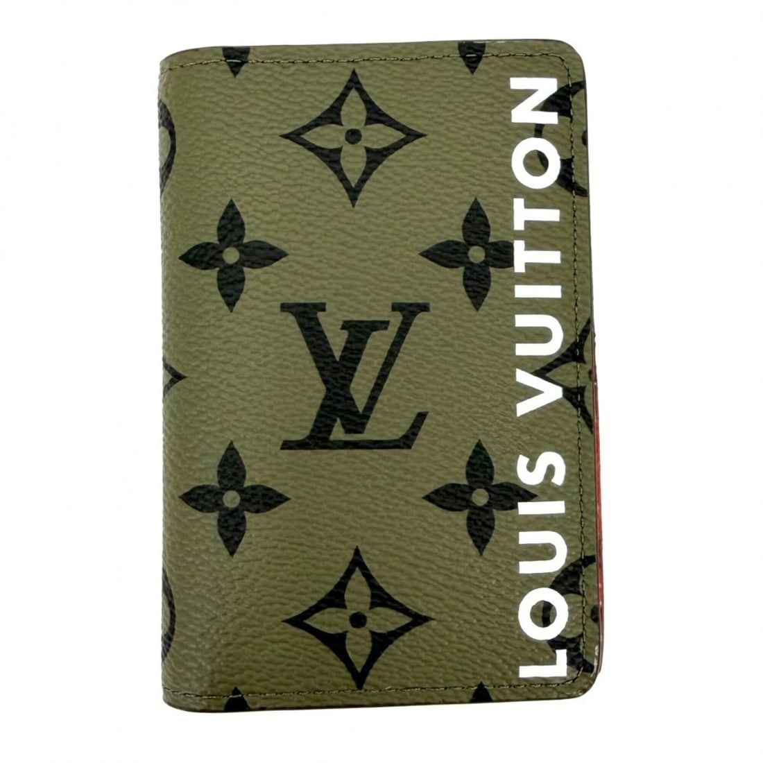 Louis Vuitton Men's Monogram Tone Organizer de Poche Business Card Holder/Card Case, M82797, Khaki: --- Catalog ---Category: DesignType: Card caseColor: Khaki, Monogram, OrangeGender: MenMaterial: Monogram Category: GeneralLine: MonogramBrand: Louis VuittonModel: M82797Category: Physical PropertiesS