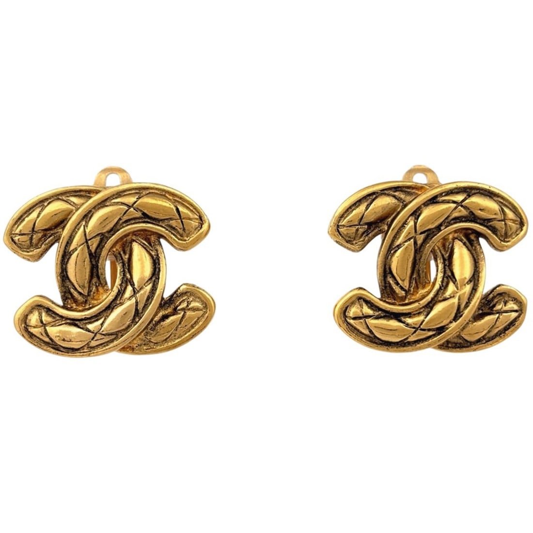 Chanel Coco Mark Earrings, GP Gold, Women's: --- Catalog ---Category: SizeStone Size (HxW): 23.00mm x 20.00mm / 0.91'' x 0.79''Category: DesignColor: GoldGender: WomenCategory: GeneralBrand: Chanel--- Item List ---Section: ConditionRanking: Rank