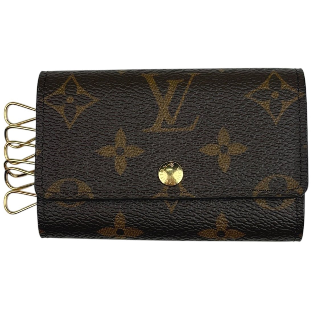 Louis Vuitton Multicles 6 Keychain Key Hook Accessory Case Monogram Brown M62630 Women's: --- Catalog ---Category: SizeSize (HxWxD): 7cm x 10.5cm x 1.5cm / 2.75'' x 4.13'' x 0.59''Category: DesignColor: Brown, MonogramGender: WomenMaterial: MonogramCategory: GeneralMPN: M62630Brand: Louis 