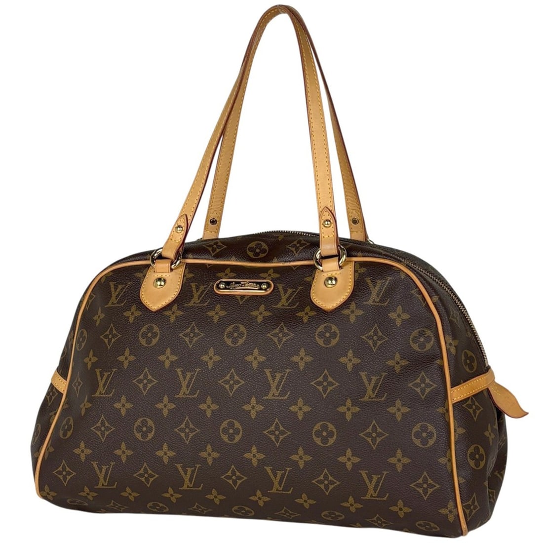 Louis Vuitton Montorgueil GM Handbag, Tote Bag, Monogram Brown, M95566, Women's: --- Catalog ---Category: SizeSize (HxWxD): 24cm x 38cm x 18cm / 9.44'' x 14.96'' x 7.08''Category: DesignType: Handbag, Tote bagColor: BrownGender: WomenMaterial: Monogram Category: GeneralBrand: Loui