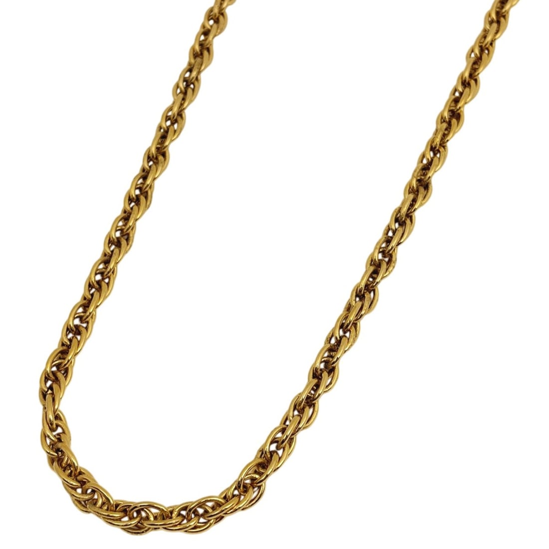 Chanel Coco Mark Chain Necklace, Long, GP Gold, Women's: --- Catalog ---Category: SizeNeck Circumference: 94 cm / 37''Category: DesignColor: GoldGender: WomenMaterial: Gold platingNecklace Type: NecklaceCategory: GeneralBrand: Chanel--- Item List ---Section