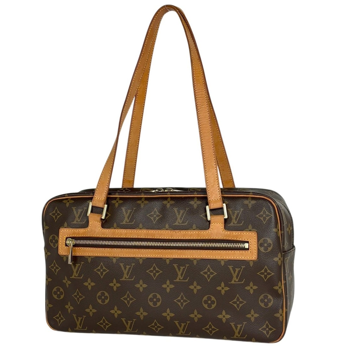Louis Vuitton Cite GM Shoulder Bag, Monogram Brown, M51181, Women's: --- Catalog ---Category: SizeSize (HxWxD): 21cm x 36cm x 12cm / 8.26'' x 14.17'' x 4.72''Category: DesignType: Shoulder bagColor: BrownGender: WomenMaterial: Monogram Category: GeneralBrand: Louis Vui